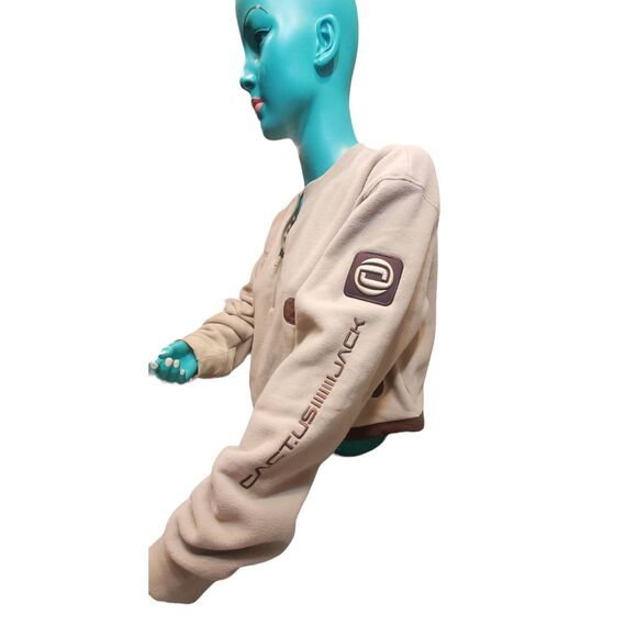 Travis Scott Nike x CACTUS CORP Women's Soft Cropped Pullover Crew Sweatshirt Si - Picture 3 of 15